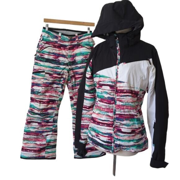 Boulder Gear Womens XS Snowsuit Jacket Pants Ski Snowboard Winter Hood Insulated - Picture 2 of 13